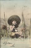 CPA Peche Pecheur Enfant