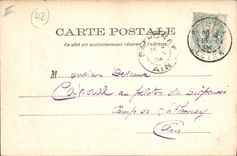 Postal Pesca Pecador Roanne Establecimiento de piscicultura