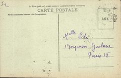 Postal Muerte Dreux Capilla San Luis Tumba de la princesa Marie de Orleans por Hector Lemaire