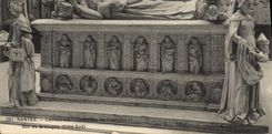 CPA Mort Nantes Cathedrale Tombeau de Francois II Duc de Bretagne Lion