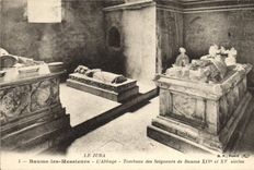 Vintage Postcard Dead the Jura Balsam Sirs the Tomb abbey of the lords of Balsam