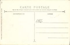 CPA Mort Funerailles des victimes de l'explosion du cuirasse Liberte Arsenal de terre Le commandant Jaures et son Etat Major saluant les depouilles mortelles