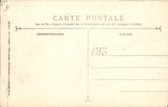 CPA Mort Funerailles des victimes de l'explostion du cuirasse liberte Arsenal de terre Le President de la Republique et les ministres se dirigent vers l'estrade