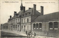 Postal Salud Militaria Fismes durante la guerra se tiene se instala la ambulancia 1 del 18.o cuerpo