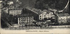 CPA Sante Militaria Amelie les Bains Hopital militaire 