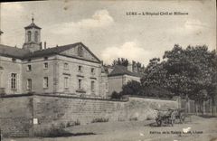 Postal Salud Militaria Pez luna de la India Hospital militar