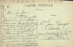 Postal Salud Militaria Pez luna de la India Hospital militar