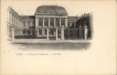 Vintage Postcard Lyon Health the medical college