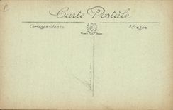 Vintage Postcard Health Militaria Hospital of Scotland Verandah On the Clinical main courtyard of Dr. CH Bonnet Street of the Paris Chair