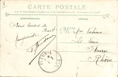 CPA Bateau Gaulois Cuirasse a tourelles