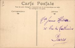 Vintage Postcard Bateau the cruiser armours Gloire