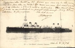 CPA Bateau La Gloire Croiseur Cuirasse