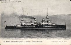 CPA Bateau La Gaulois Cuirasse d'escadre