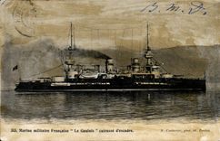 CPA Bateau Le Gaulois Cuirasse d'escadre