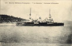 CPA Bateau Le Gaulois Cuirasse d'escadre