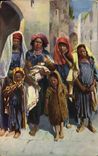 CPA Fantaisie Orientalisme Femmes Enfants