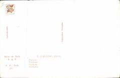 Vintage Postcard Imagination Orientalism Living room of Paris Perfume