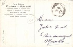 CPA Fantaisie Orientalisme Tunisie Magasin d'un tailleur