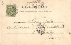 Vintage Postcard Imagination Woman women of the Marine future