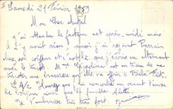 Postal Pesca Pecador una tecla Perro