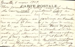 Postal Pesca Pecador Versalles la parte de agua de los Suizos