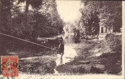 CPA Peche Pecheur Niort Bords de la Sevre Niortaise