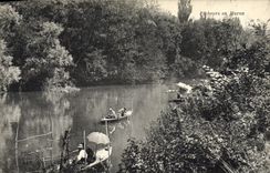 CPA Peche Pecheur Pecheurs en Marne