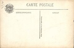 Vintage Postcard Paris With the Invalids crowd ravelling in front of the body of general Gallieni