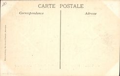 Vintage Postcard Toulon national Funeral of the victims of Iena the hearse of the officers