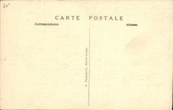 Vintage Postcard Funeral of Marechl Foch the veillee under the Triumphal arch Paris