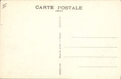 Vintage Postcard Cocherel the Eure the church and the cemetery the tomb of the President Briand