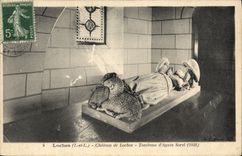 CPA Loches Chateau de Loches Tombeau d'Agnes Sorel