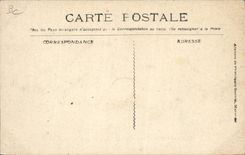 Vintage Postcard Catastrophe of Iena In waiting of the procession