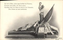 CPA Coq Poule Monument des internes au cimetiere de Clarens 