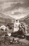 Vintage Postcard Militaria Health the angel with devotion Nurse Red Cross