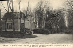 CPA Sante Militaria Jouarre Le cahteau de PEreuse Hopital militaire complementaire 171 Le pavillon d'entree 