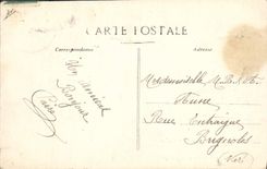 Postal Salud Militaria Ambulancia Anglo Francesa una esquina del refectiure