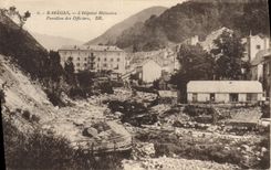 Vintage Postcard Health Militaria Barieges the military hospital House of the officers