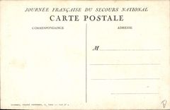 Vintage Postcard Health Militaria National Help