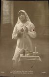 Vintage Postcard Sante Militaria the nurse makes her duty Red Cross
