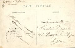 Vintage Postcard Health Militaria Bourbonne the Baths Military hospital House of the officers