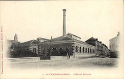 Vintage Postcard Health Militaria Bourbonne the Baths Military hospital