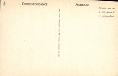 Vintage Postcard Health Militaria Amelie Baths Seen general and the Military hospital