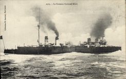 CPA Bateau Le Galilee Croiseur de 3eme classe