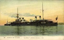 CPA Bateau Calais Croiseur Cuirasse La Gloire 