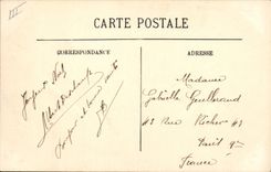 Vintage Postcard Bateau Calais Croiseur Armours Glory