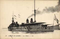 CPA Bateau Gaulois Cuirasse d'escadre 