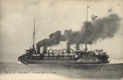 CPA Bateau La Gloire Croiseur Cuirasse