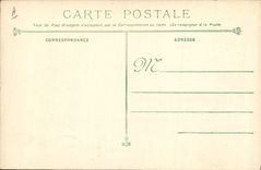 Vintage Postcard Bateau the Gallic one Armours has turrets