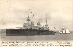 Vintage Postcard Boat Guichen Cruiser of 1st rank